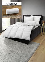 Daunen-Bettwarenprogramm in eleganter Jacquard-Paisley-Optik 